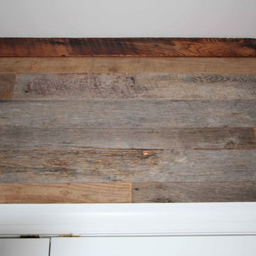 Barnwood Shiplap Wall With Custom Trim