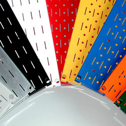 Array of Wall Control Metal Pegboard Colors - Garage And Tool Storage