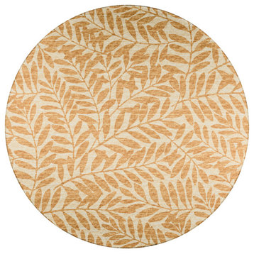 Dalyn Indoor/Outdoor Sedona SN5 Wheat Washable 8' x 8' Round Rug