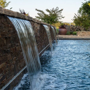 Custom Pool with Waterfall