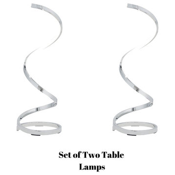 Modern Spiral Led, Table Lamp