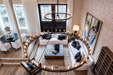 Example of an urban living room design in DC Metro