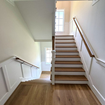 Project #141 | Timeless Switchback Staircase with Traditional Box Newels
