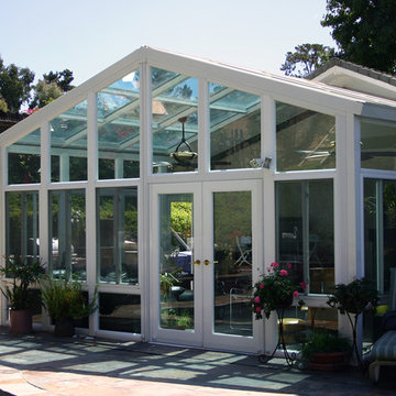 Sunroom and patio enclosures with vaulted ceilings