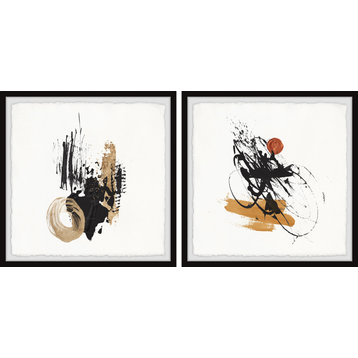 Direct Answer Diptych, Set of 2, 24x24 Panels