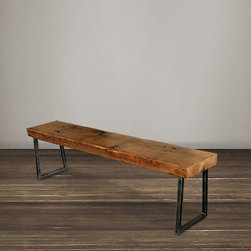 Reclaimed Wood Bench - Accent And Storage Benches