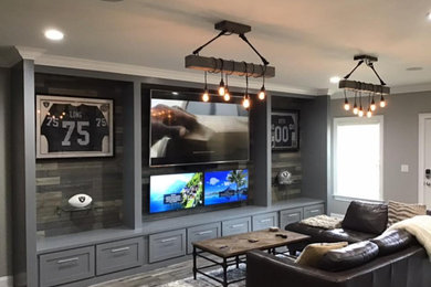 Home design - eclectic home design idea in Atlanta