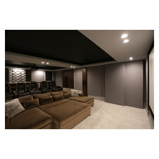 Custom Home Theater - Contemporary - Home Theater - DC Metro - by ...