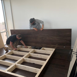 Installation of custom platform bed - Platform Beds