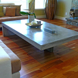 Concrete Ledge Modern Cocktail Table - Products