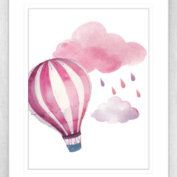 Up and Away Collection - Framed Wall Art (UP02) - Kids Wall Decor