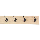 Buy Custom Craftsman Style Cast Iron Hook Coat Rack, made to order from  Vollman Woodworking