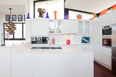 Design ideas for a modern kitchen in Sydney.