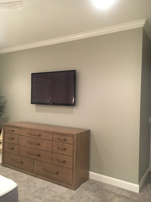 Placement of wall mounted tv