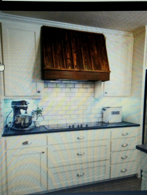 Wood Range Hood Cover make one like Fixer Upper's