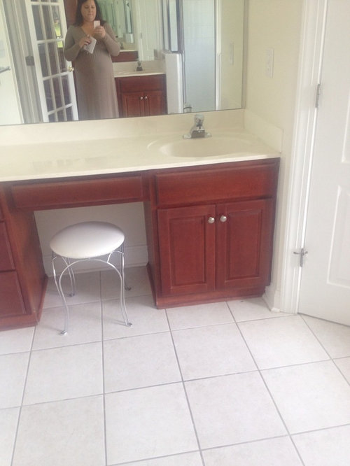 Master bath needs updating.