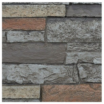 Faux Stone Wall Panel - BRIGHTON, Mountain Sky, Sample
