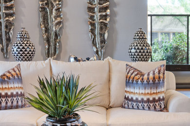 Inspiration for a huge contemporary family room remodel in Phoenix