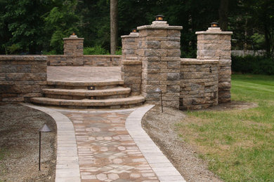 This is an example of a traditional landscaping in New York.