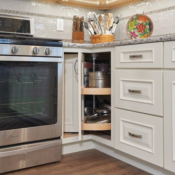 Kitchen Remodeling in O'Fallon, IL | Lazy Susan | Classic White Kitchen