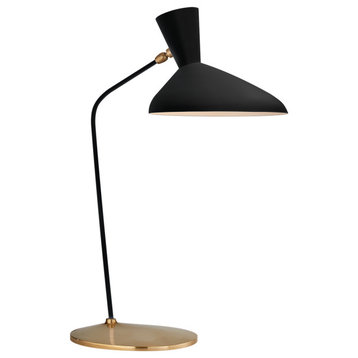 Austen Large Offset Table Lamp in Black
