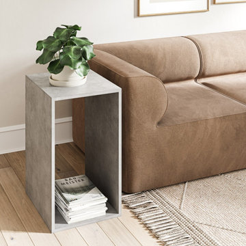 Carly Concrete Frame coffee table