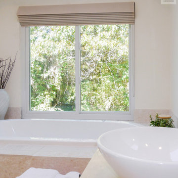 New Sliding Window in Delightful Bathroom - Renewal by Andersen Long Island, Que
