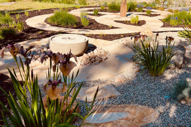 This is an example of a transitional landscaping in Salt Lake City.