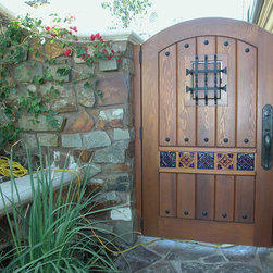 Designer Wood Gates - Home Fencing And Gates