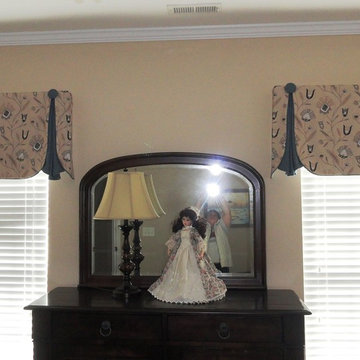 Soft valances on board or pole