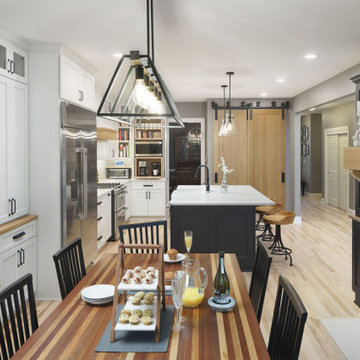 Modern Farmhouse Kitchen & 1st Floor Remodel-Design-Build