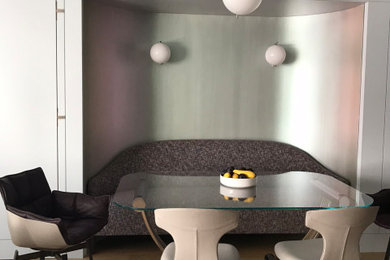 Example of a trendy home design design in New York