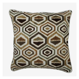 The Pillow Collection Sakon Ikat Throw Pillow Cover