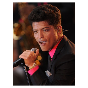 Bruno Mars At Talk Show Appearance For Nbc Today Show Summer Concert Series With
