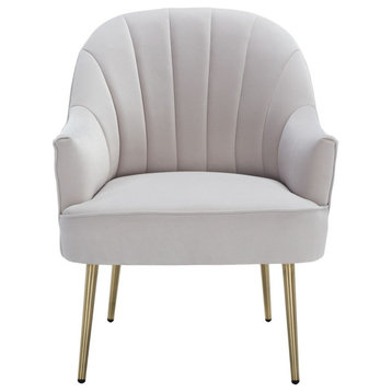 Safavieh Areli Accent Chair, Light Grey