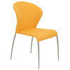 Side Chair in Yellow, Set of 4