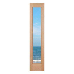 SIDE-LITE: 1-LITE KNOTTY ALDER DUAL TEMPERED CLEAR GLASS - Windows And Doors