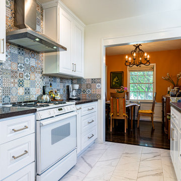 Tile Floor, Backsplash, Cabinet and Appliance Installation