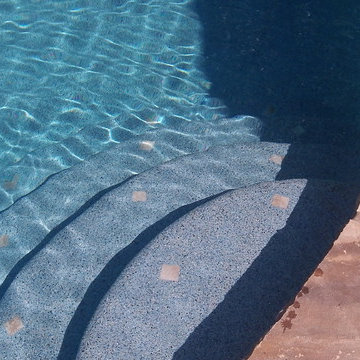 Satin Matrix Aqua Blue with a Primera Stone Spa