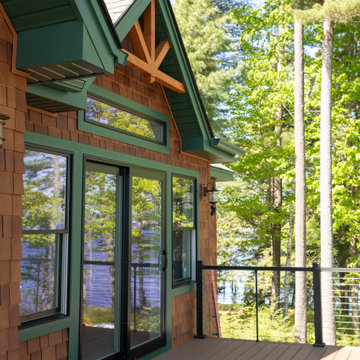 Gilford New Hampshire Lake House Exterior