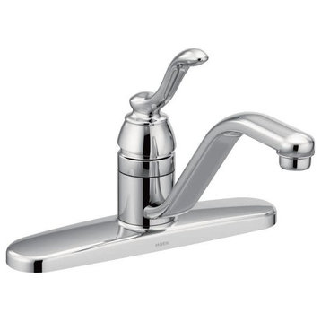 Moen 7050 Banbury Single Handle 1.5 GPM Standard Kitchen Faucet - Polished