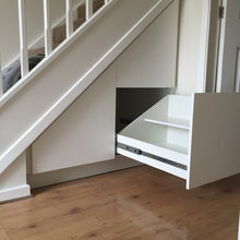 Bespoke Under Stairs Storage Drawers Contemporary Staircase