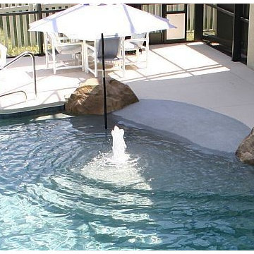 86 - Freeform Pool with Stone Water Slide and Waterfall