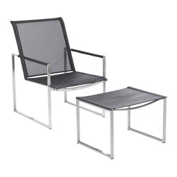 AuthenTEAK Stainless Collection - Outdoor Lounge Chairs