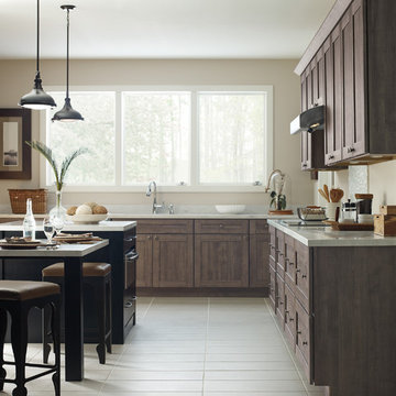 Schrock Cabinets: Trendy Two-Tone Kitchen