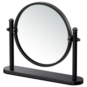Coutertop 10.5" Magnification Mirror, Matte Black