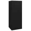 vidaXL Saddle Cabinet Black 20.9"x20.9"x55.1" Steel Tack Locker Furniture, Black
