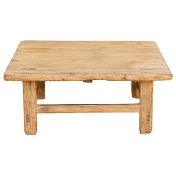 Low Rustic Reclaimed Wood Table