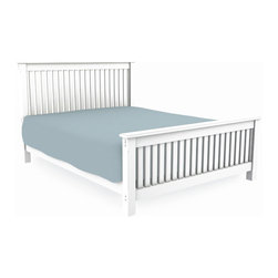 Traditional Cottage Slat Bed - Panel Beds