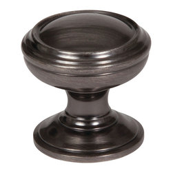 1 1/4" Knob Revitalize Gunmetal BP55342GM - Cabinet And Drawer Knobs